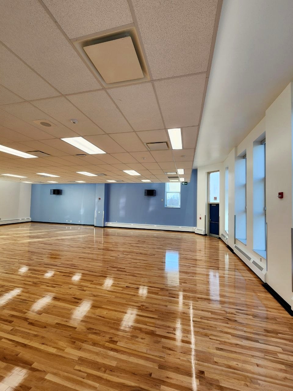 Finished commercial interior